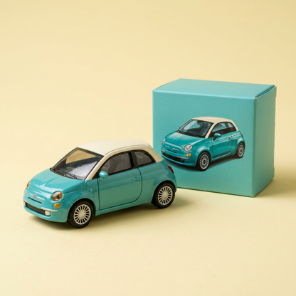 🚗 City Wanderer Mini Toy Coupe — Turquoise Charm, an Ivory Roof, and a Little Journey Waiting to Happen