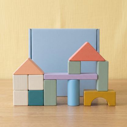 🏡 Little Architect Color Block Set — Build a Tiny Neighborhood of Rooftops, Archways, and Imaginative New Places