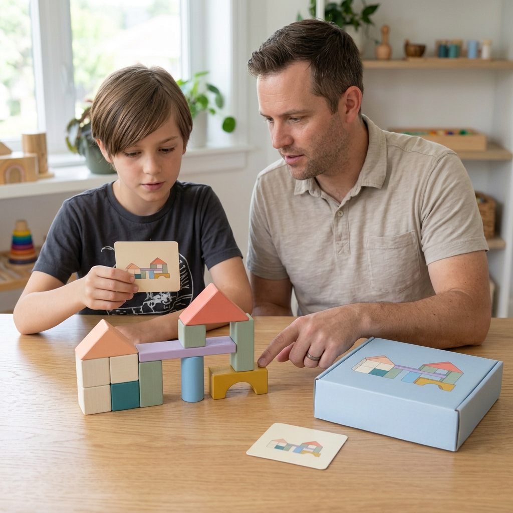 🏡 Little Architect Color Block Set — Build a Tiny Neighborhood of Rooftops, Archways, and Imaginative New Places