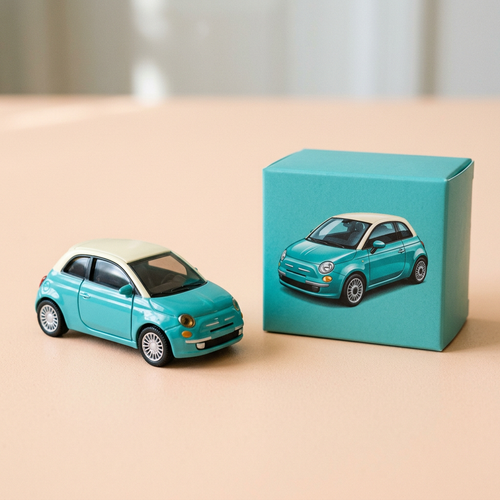 🚗 City Wanderer Mini Toy Coupe — Turquoise Charm, an Ivory Roof, and a Little Journey Waiting to Happen