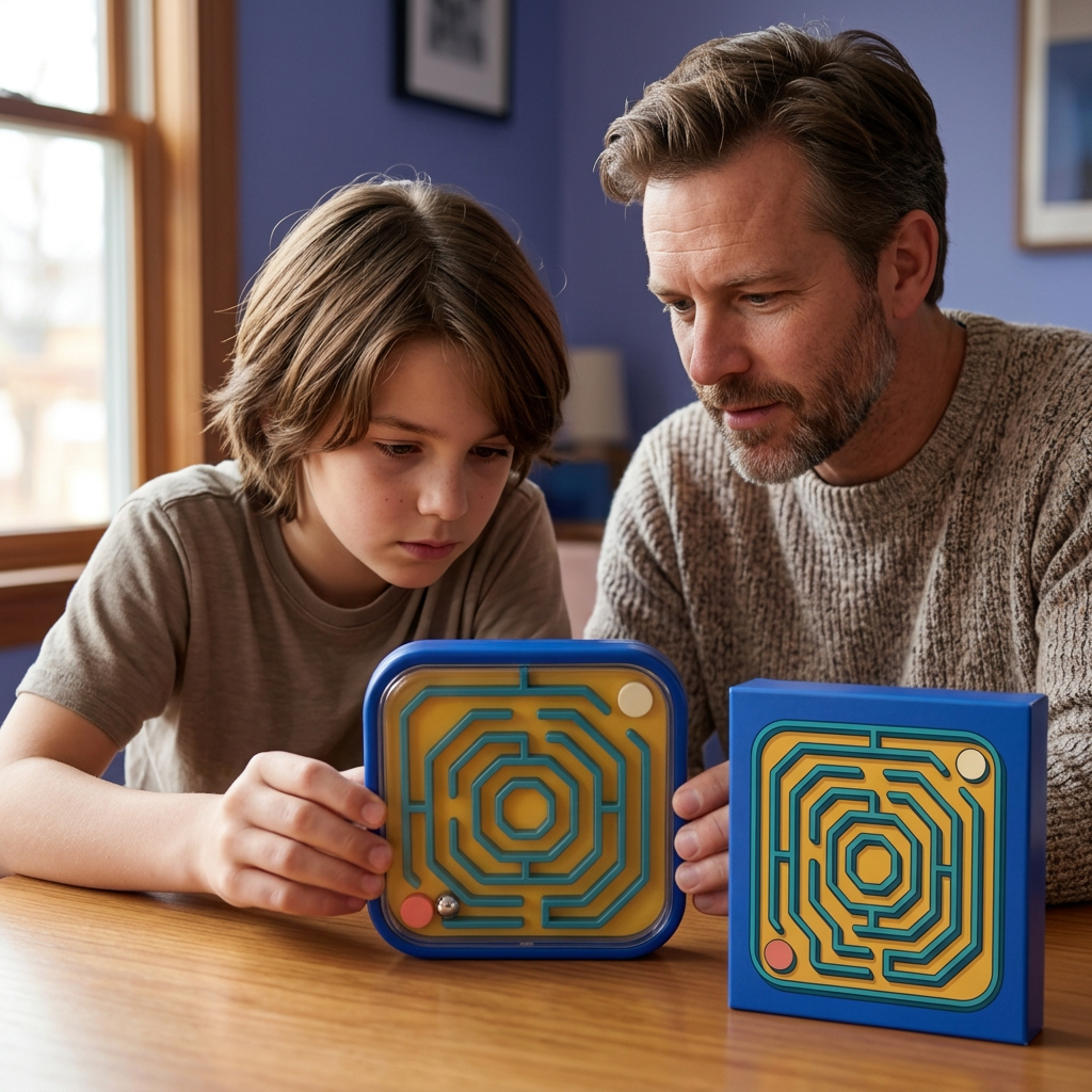 🧩 Pocket Path Tilt Maze — A Colorful Handheld Ball Puzzle for Curious Turns and One-More-Try Moments