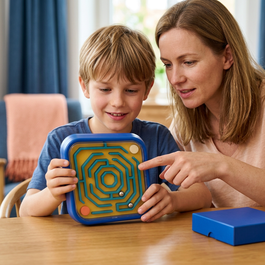 🧩 Pocket Path Tilt Maze — A Colorful Handheld Ball Puzzle for Curious Turns and One-More-Try Moments