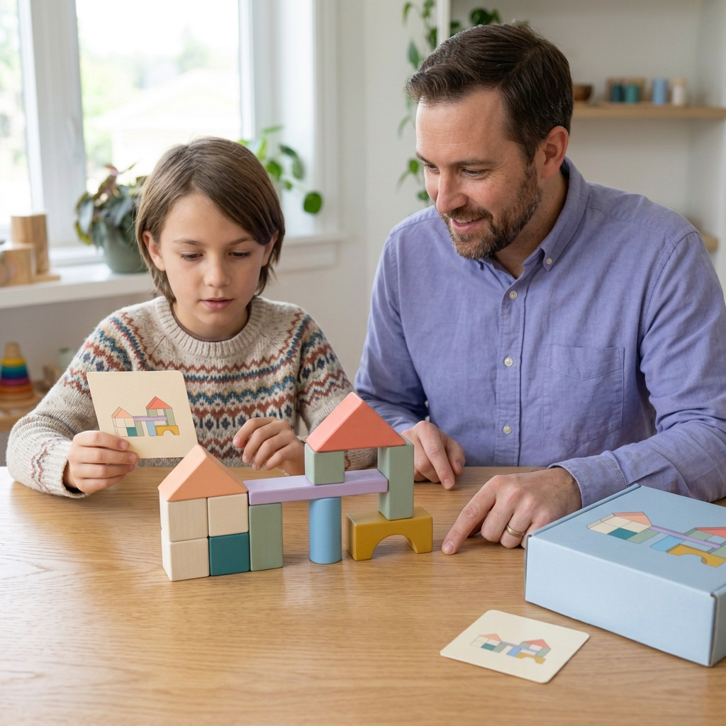 🏡 Little Architect Color Block Set — Build a Tiny Neighborhood of Rooftops, Archways, and Imaginative New Places