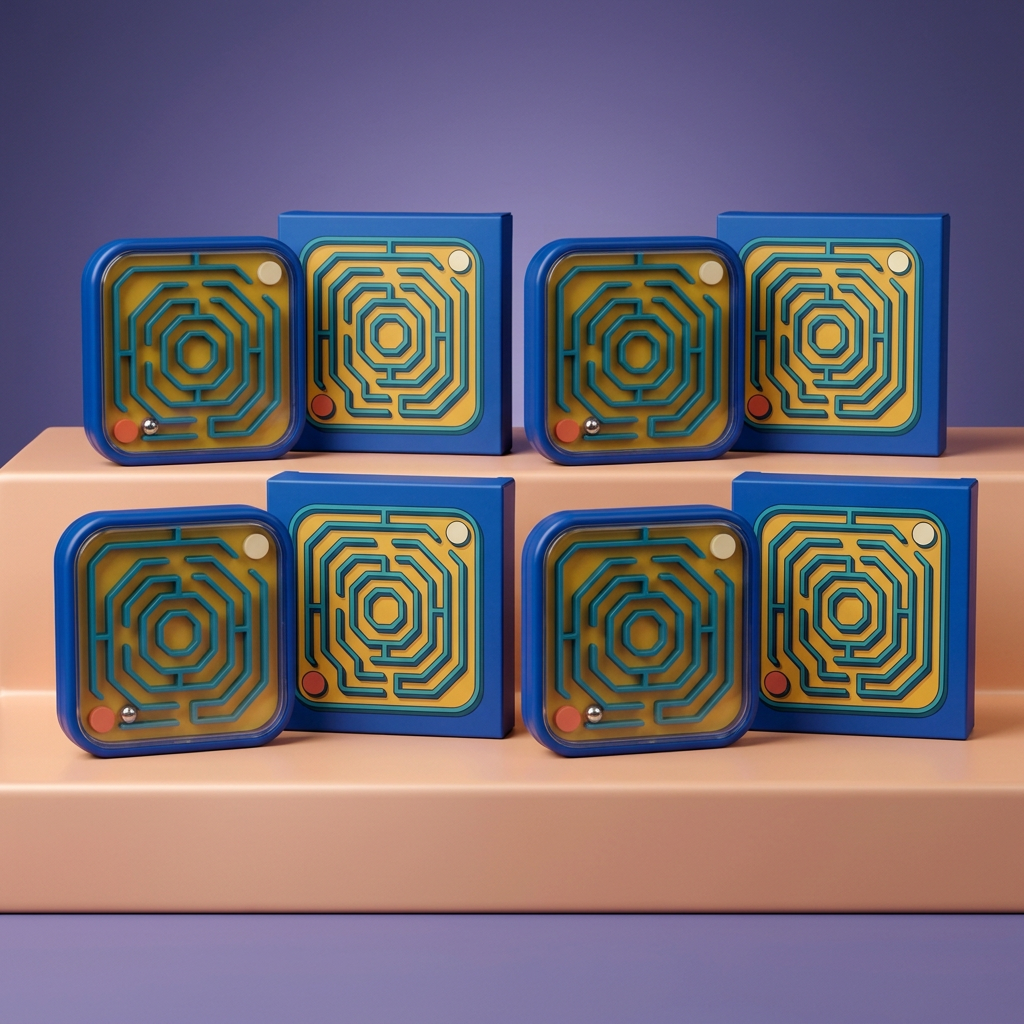 🧩 Pocket Path Tilt Maze — A Colorful Handheld Ball Puzzle for Curious Turns and One-More-Try Moments